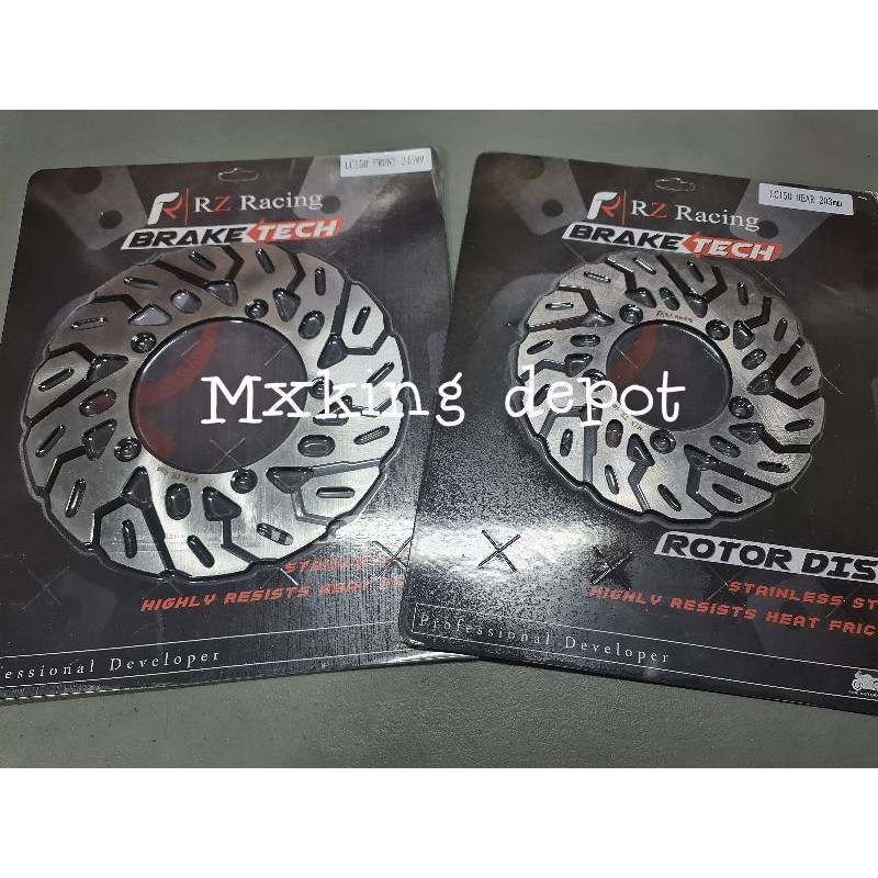 RZ RACING STEEL DISC SET FOR SNIPER 150 (STANDARD SIZE) | Shopee ...