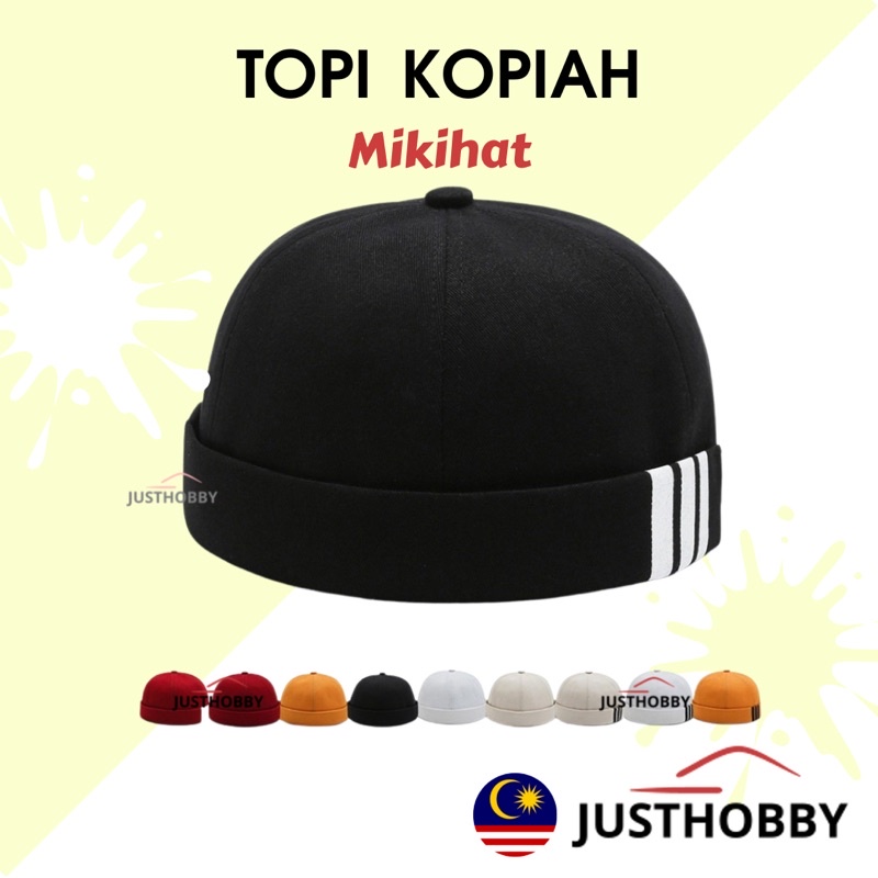 100% Cotton Hat Kopiah Viral Topiah New Trend Songkok Sailor Cap Abdul ...