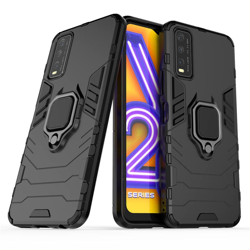 Vivo Y20i Case Cover Shockproof Kickstand Hard Phone Case Vivo Y20i Y 20i  VivoY20i Casing