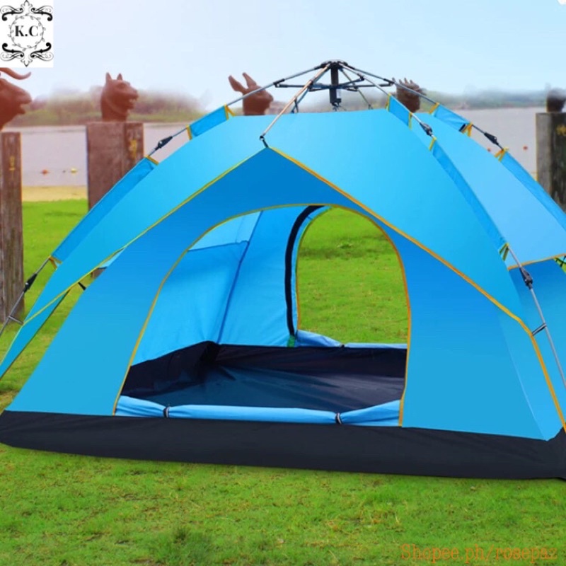 K.C☆Good Quality☆ DIY Camping Tent Waterproof Outdoor Door Dome Camping