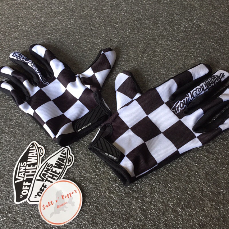 Checkered motorcycle gloves Shopee Philippines