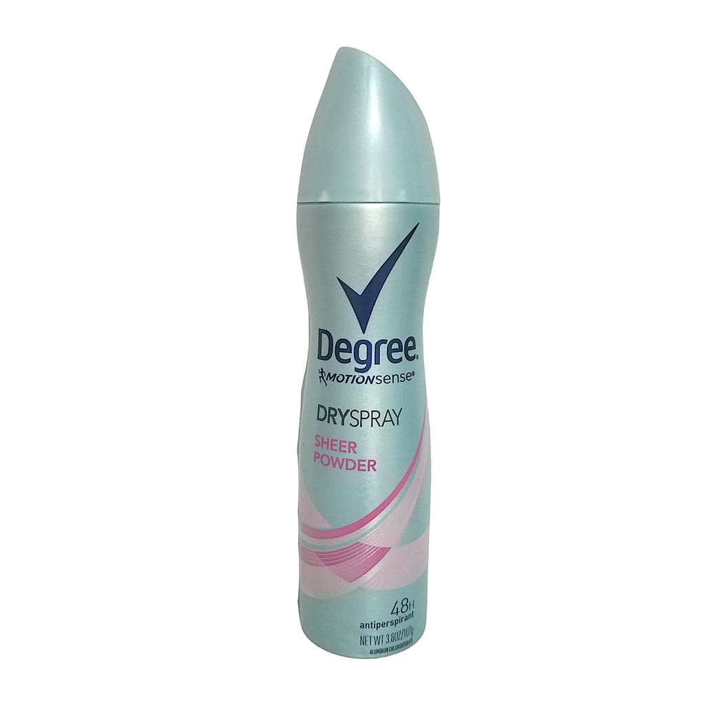 Degree MotionSense Dry Spray Sheer Powder 48Hr Antiperspirant 107g (From USA) Shopee Philippines