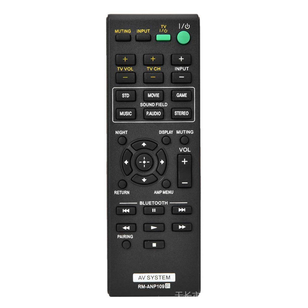 Replacement Remote Control For Sony AV System – RM-ANP109 For HT-CT260H