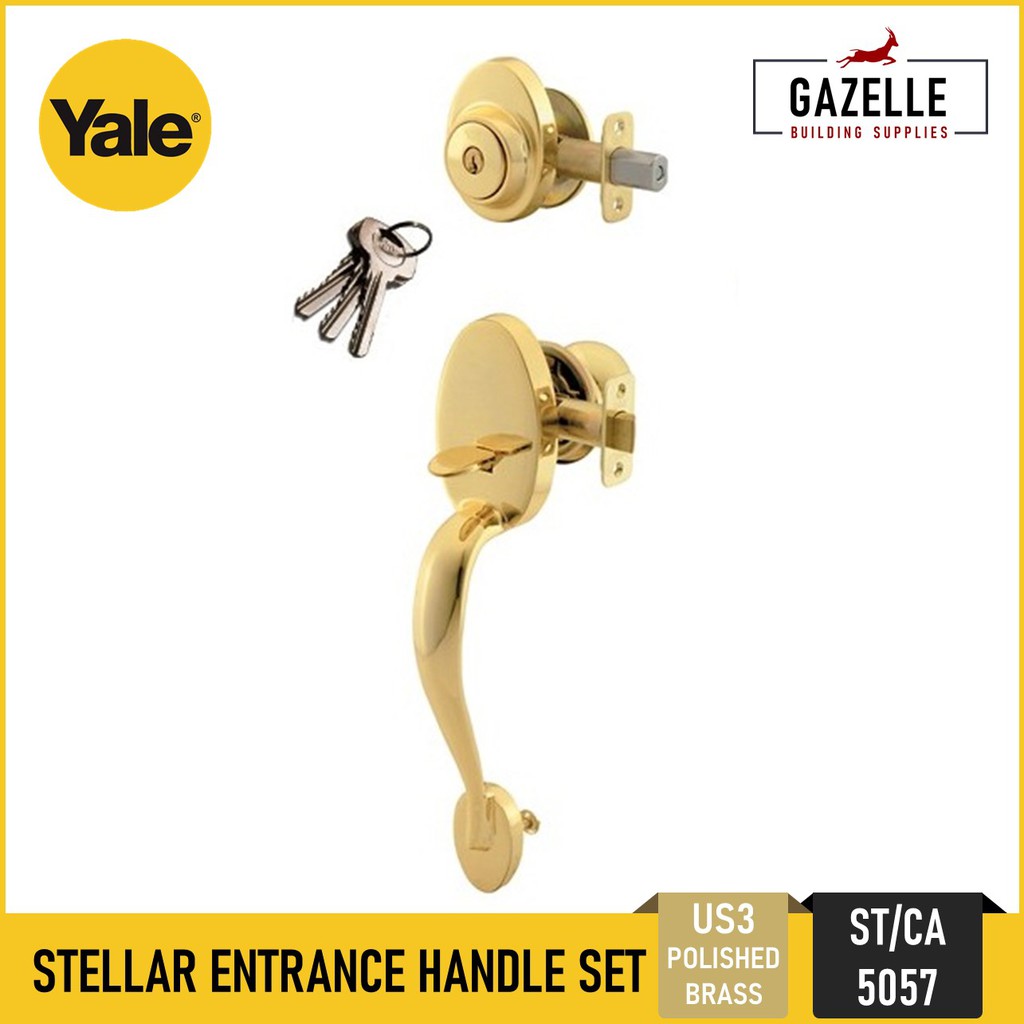 Yale Main Entrance Handle Set Stellar Door Knob Handleset - ST/CA5057 ...