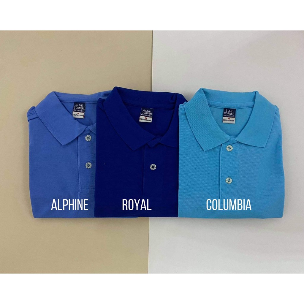Original Blue Corner Polo Shirt for Men and Women Business Casual Tops