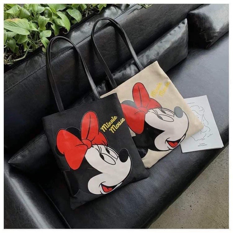 Minnie Canvas Hand Bag Shopee Philippines