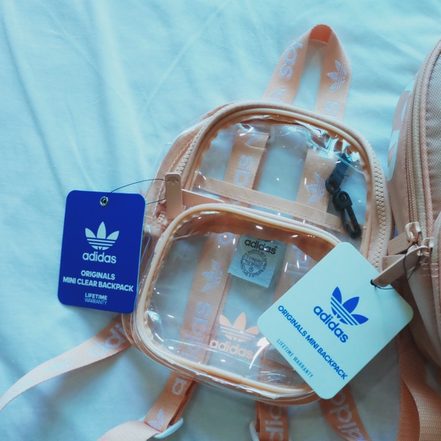 Adidas mini clear shop backpack