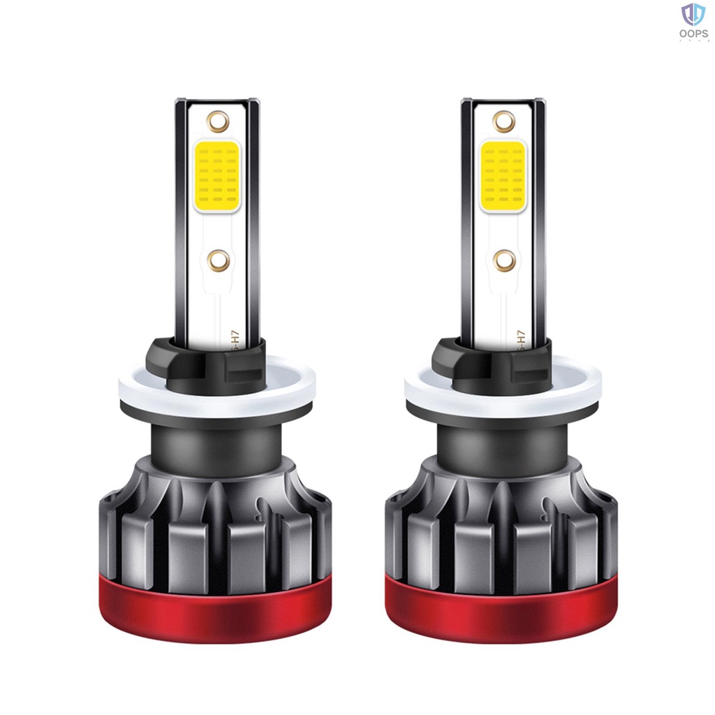 2PCS 880 881 LED Fog Light Bulbs 3000K Yellow 3000 Lumens 30W High