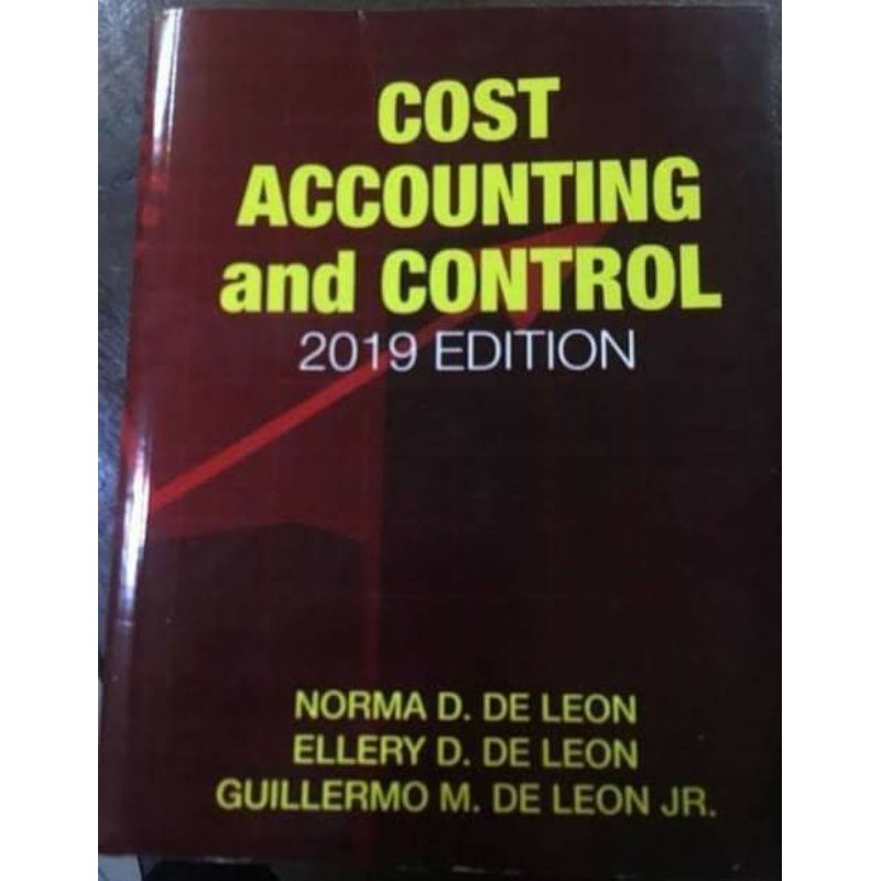 Cost accounting and control by de leon | Shopee Philippines