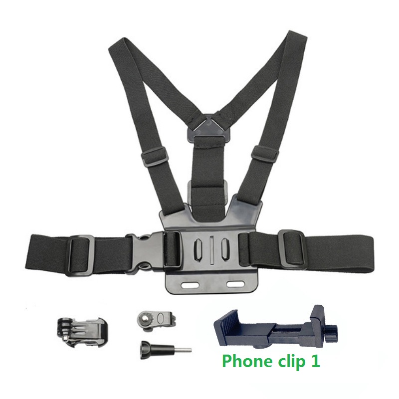 Reeopee Chest Mount Holder Body Strap Holder Gopro Action Camera Holder