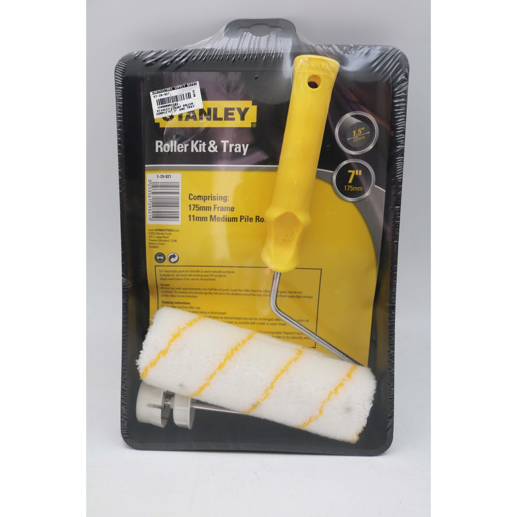 Stanley Paint Roller Kit and Tray 7" Shopee Philippines