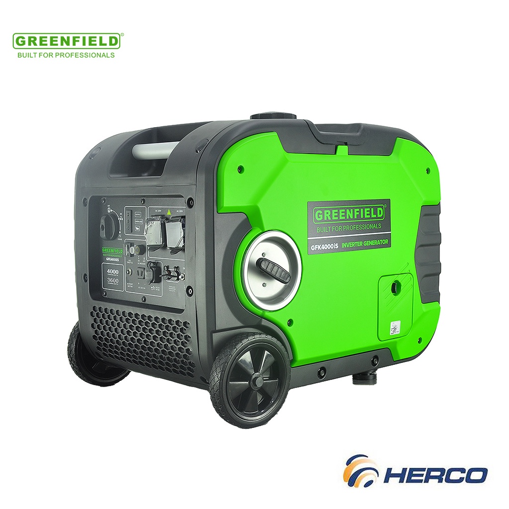 Greenfield Inverter Generator Gasoline 4000W Manual/Recoil Start ...