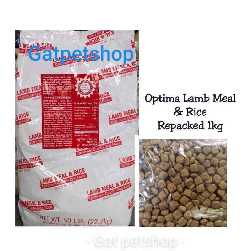 Optima lamb best sale and rice