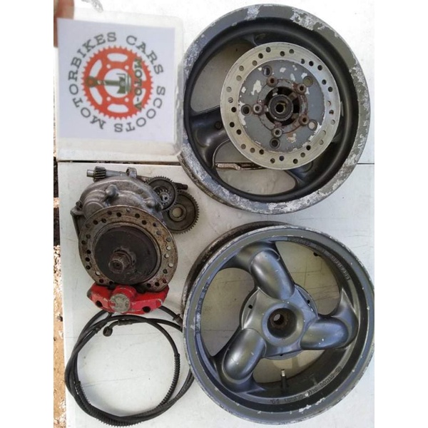 MAGS DISC BRAKE SET for SYM JET / Kymco Topboy (2ND HAND) Shopee Philippines