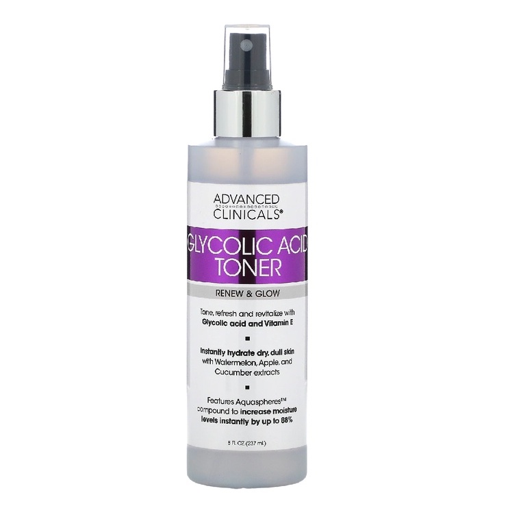 Advanced Clinicals, Oil Control Toner, Tea Tree + Witch Hazel, Renew