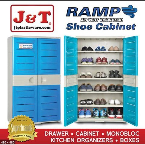 Diamond Closet Cabinet with 2 Big Drawer - Jolly Plastic