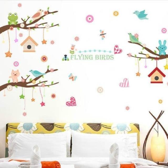 Wall Sticker Flying Birds Wallsticker Wallstiker Wall Stickers ...