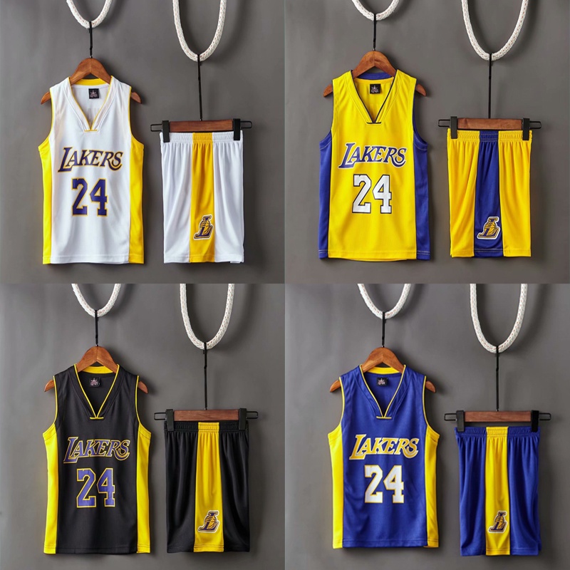 NBA Kids Basketball Jersey Suit Los Angeles Lakers No.24 BRYANT