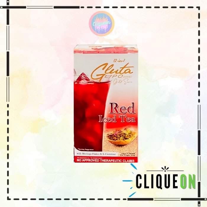 Gluta Lipo Red Iced Tea Slimming and Whitening Juice Weight