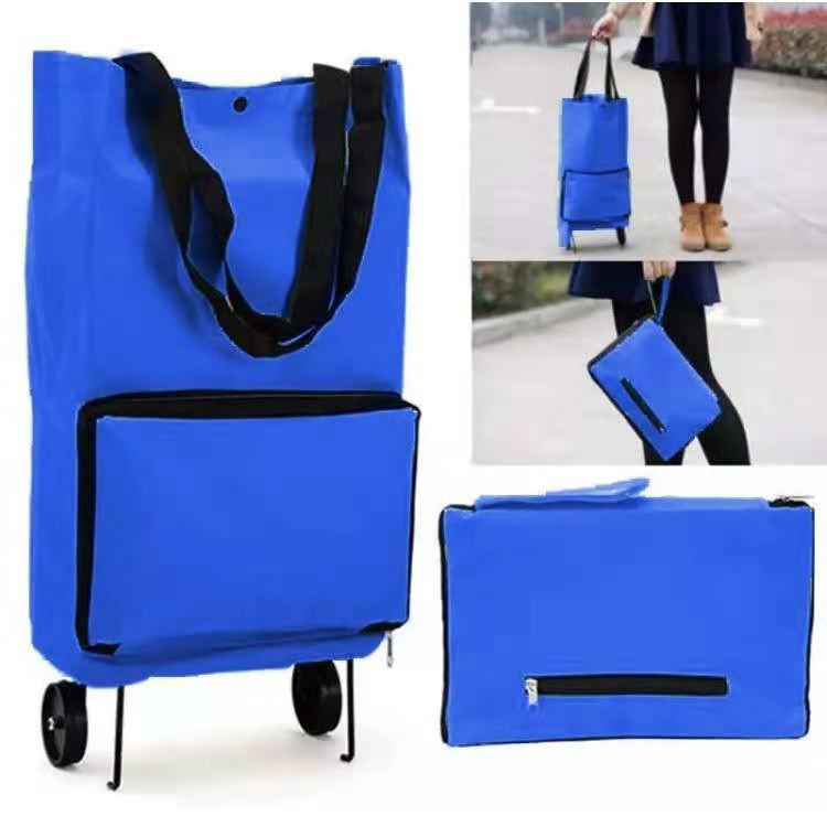 AL #112 HANDY FOLDABLE PORTABLE SHOPPING TROLLEY WHEELS BAG LIGHTWEIGHT ...