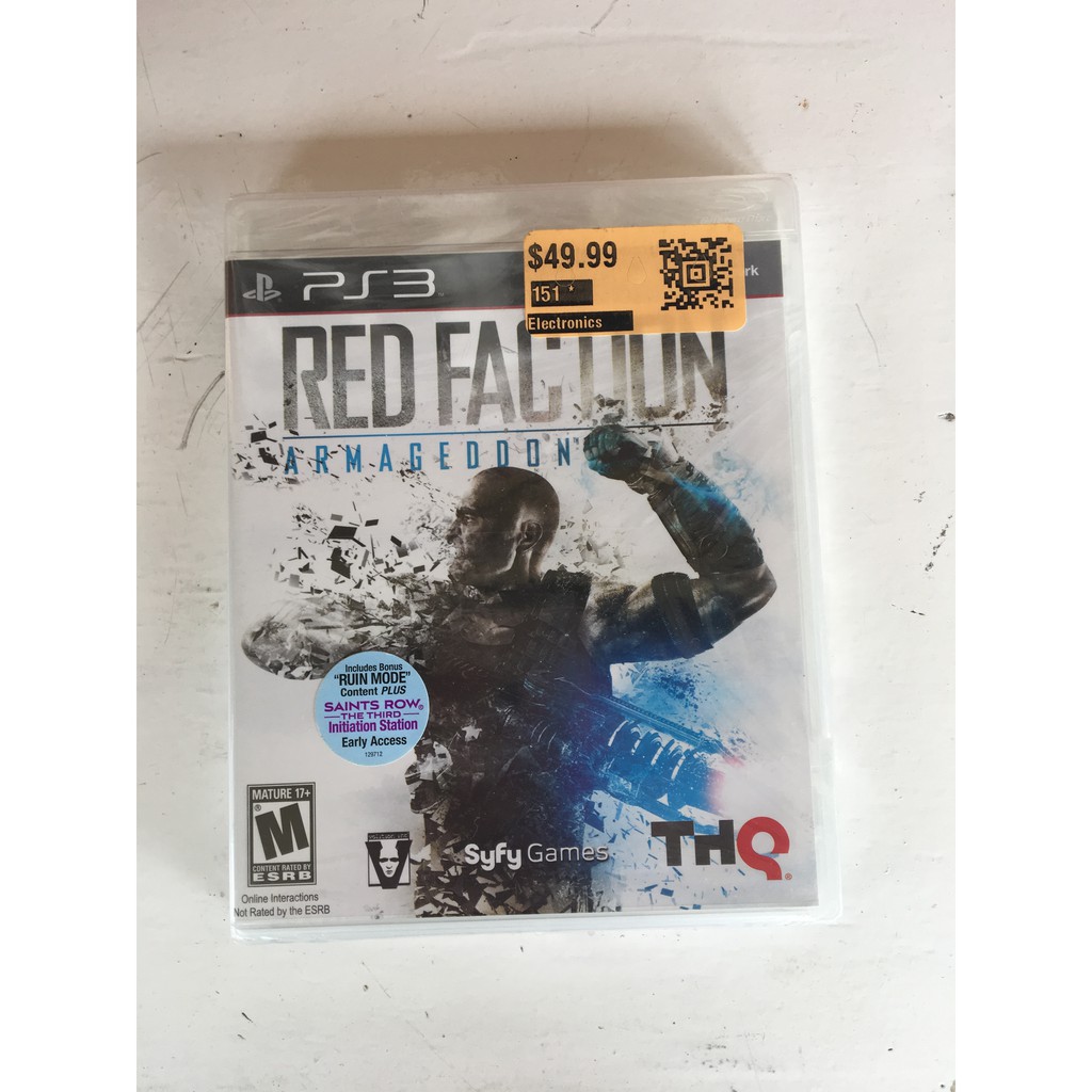 Red best sale faction ps3