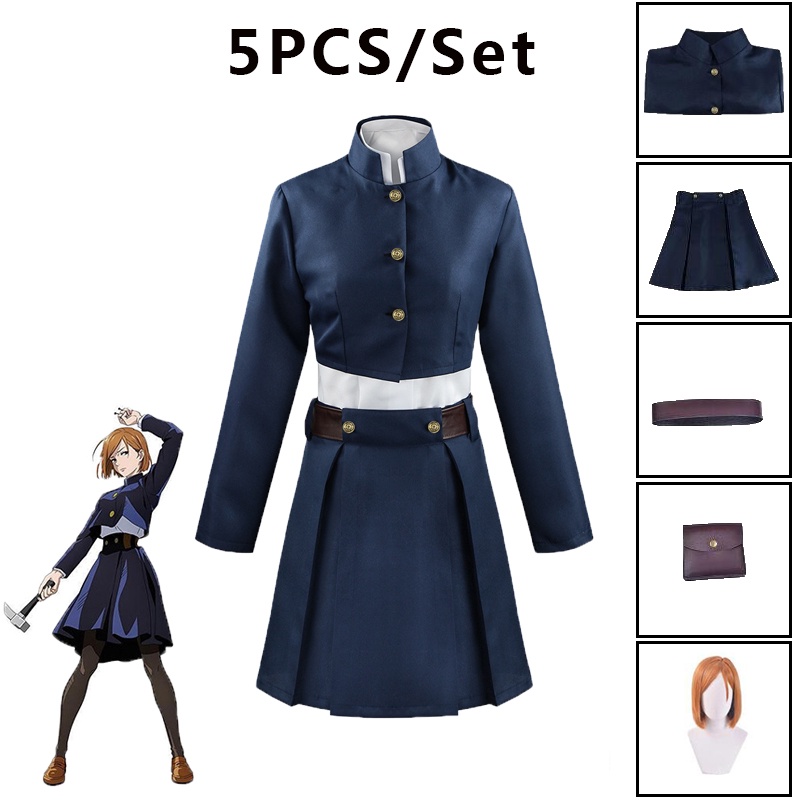 Jujutsu Kaisen Cosplay Costume Nobara Kugisaki Inumaki Toge Yuji ...