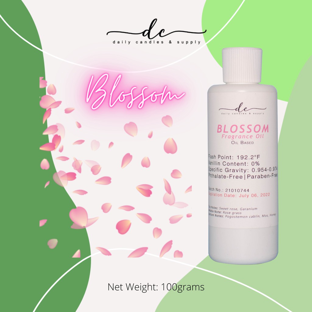 Daily Candles BLOSSOM FRAGRANCE OIL for Candle and Soap Making (OilBased) Shopee Philippines