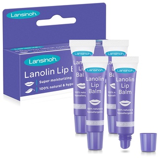 Lansinoh Lanolin Nipple Cream for Breastfeeding, 3 Mini Tubes of 0.25  Ounces 