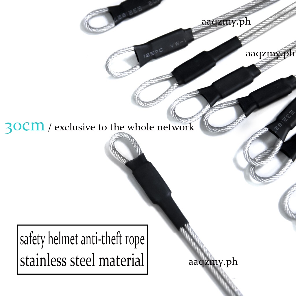 1 x 30cm transparent helmet anti-theft rope | Shopee Philippines