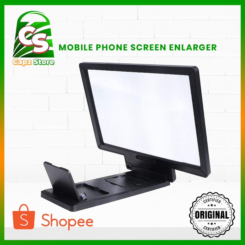 CAPZSTORE 3D Phone Screen Enlarger / HD zoom optical technology