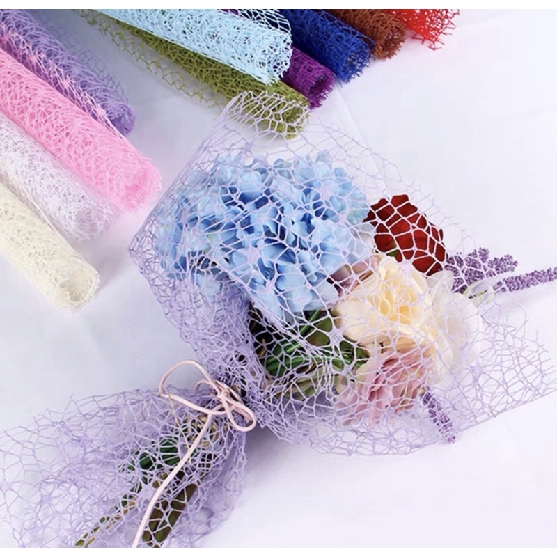 Flower Wrapping Paper/Flower Wrapping Net/Korea Netting Roll Wrapping ...