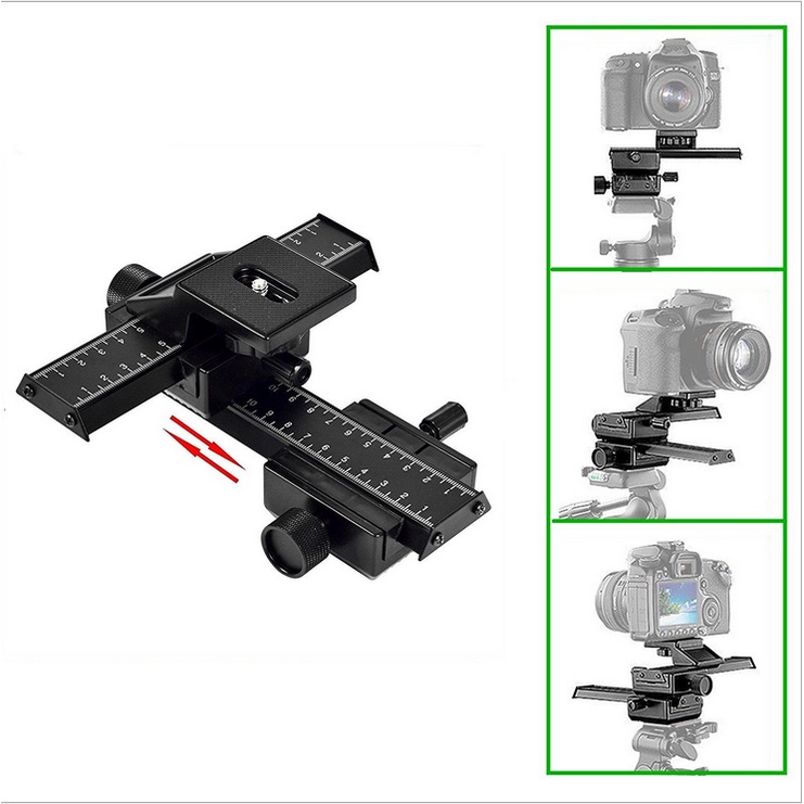 4 Way Macro Focusing Focus Rail Slider For DSLR Camera Shopee Philippines