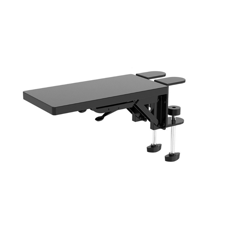 QJ Ergonomic Adjustable Computer Desk Extender Arm Wrist Rest Support ...