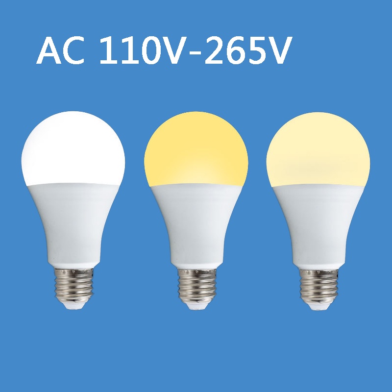 E27 AC 110V - 265V Wide Voltage Ball Shape High Brightness LED Bulb ...