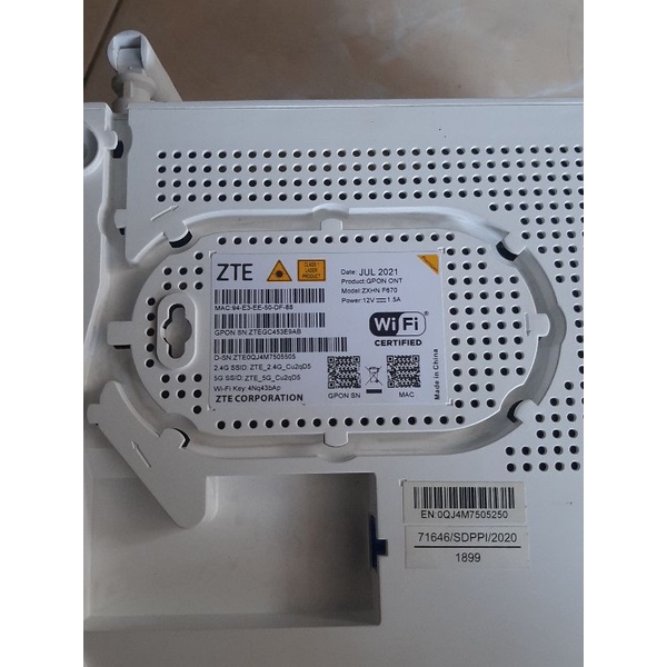 ZTE ZXHN F670 6 antenna Gpon ONT modem router access point | Shopee ...