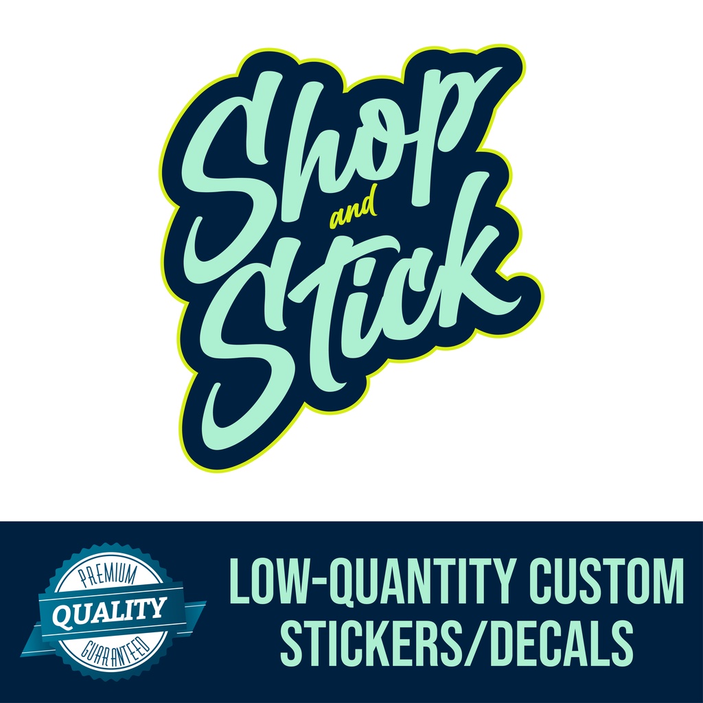 Low Quantity Waterproof Vinyl Stickers/Decals for Cars, Motorcycle