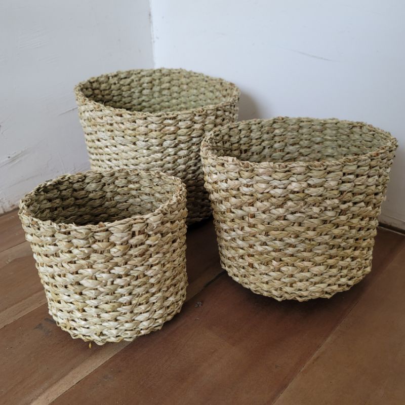 Native Pandan Planter set of 3 | Shopee Philippines