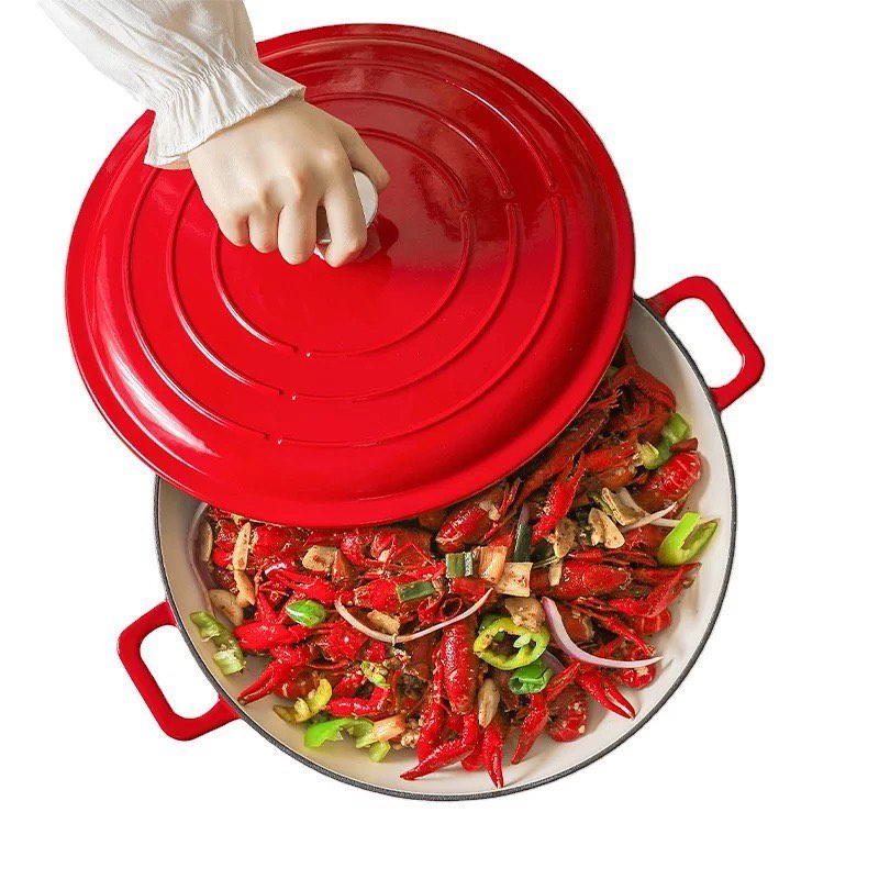 Enamel Cast Iron Paella Pan/Casserole Shopee Philippines