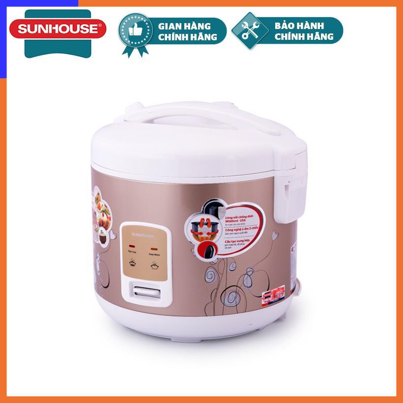 Sunhouse SHD8302 2.8L rice cooker - Free 14cm dough stirrer (red ...