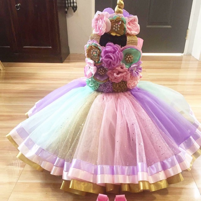 Unicorn tutu shop dress for baby