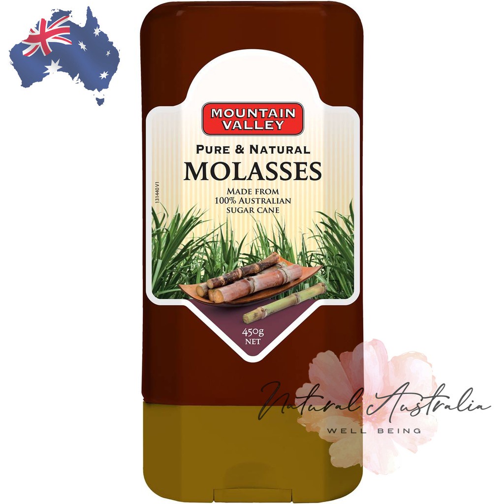 Mountain Valley Molasses Sugar Cane Syrup Squeeze 450g (Best Before