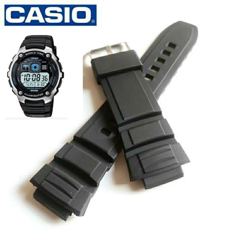 Casio AE-2000W-1A /1B Watch Strap CASIO AE-2000 FREE PEN Watch Strap ...