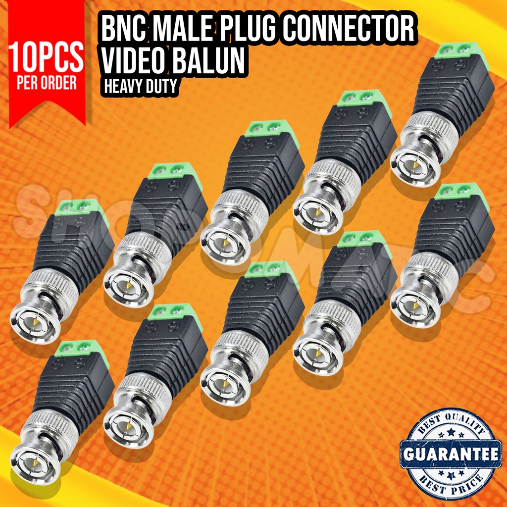 50 Pezzi Coassiale CAT5 A CCTV Telecamera BNC Maschio Video Balun - Foto 5