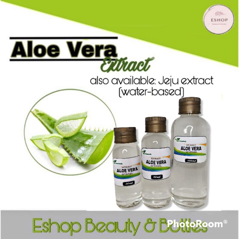 Aloe Vera Extract_natural (oil & water soluble) Shopee Philippines