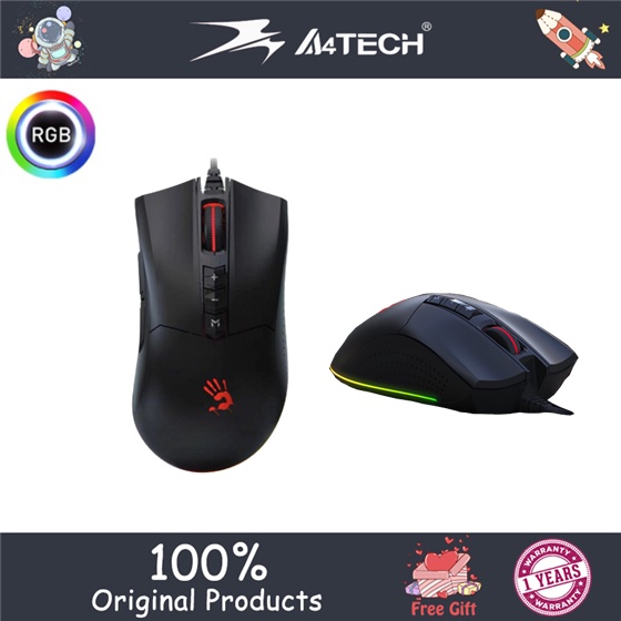 A4tech Bloody ES9 Wired Professional Gaming RGB Lighting Mouse 16000CPI ...