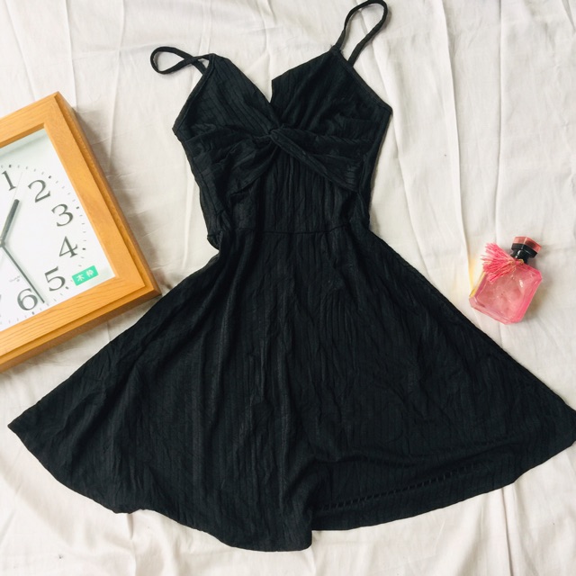 Korean spaghetti strap outlet dress