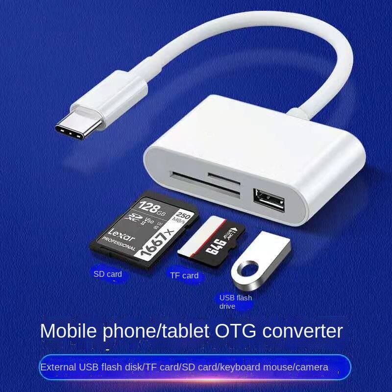OTG Card Reader, Multifunction Card Reader for Android Phones Shopee