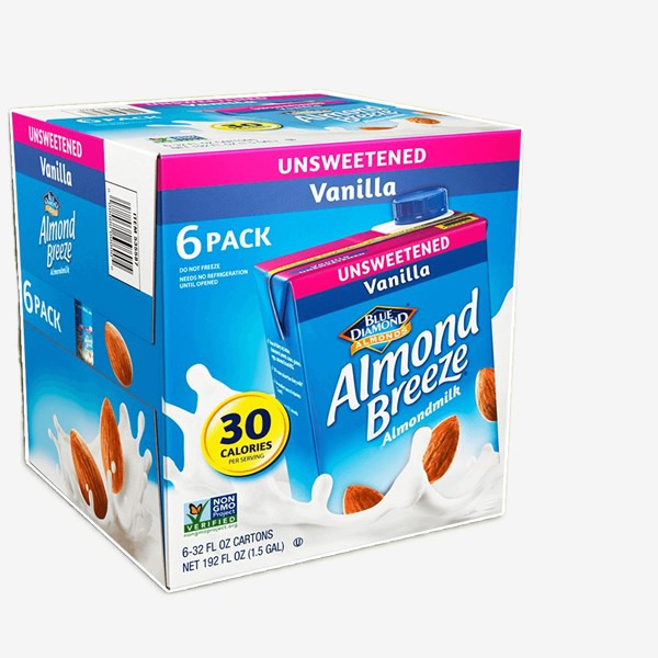 Best Selling 6pack Blue Diamond Almond Breeze Unsweetened Almond