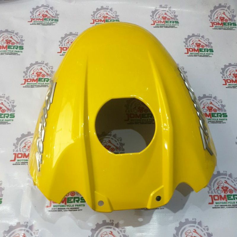 ROUSER NS200 COVER TOP FUEL TANK YELLOW / BLACK GENUINE ( mel ...