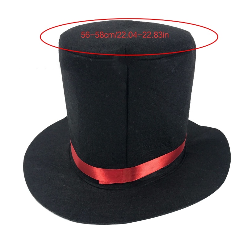 Crazy Black Top Hat Magician Top Hat Bowler Top Hat Magician Performed Ringmaster Hat Shopee Philippines
